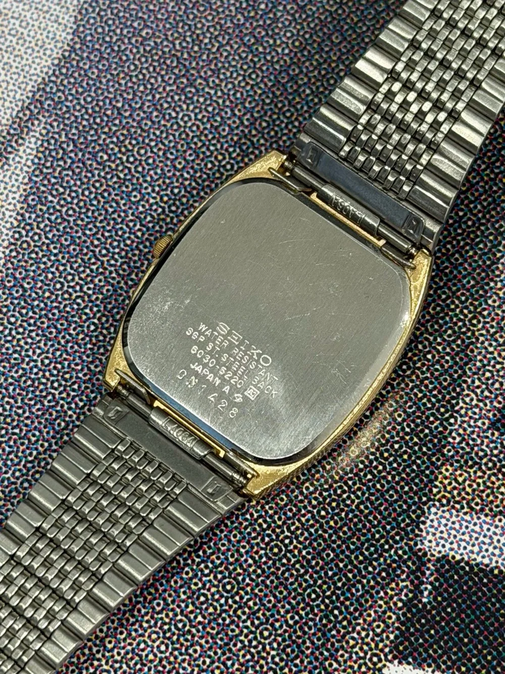 Vintage 1980 Seiko Quartz 6030-5220 Men’s Watch